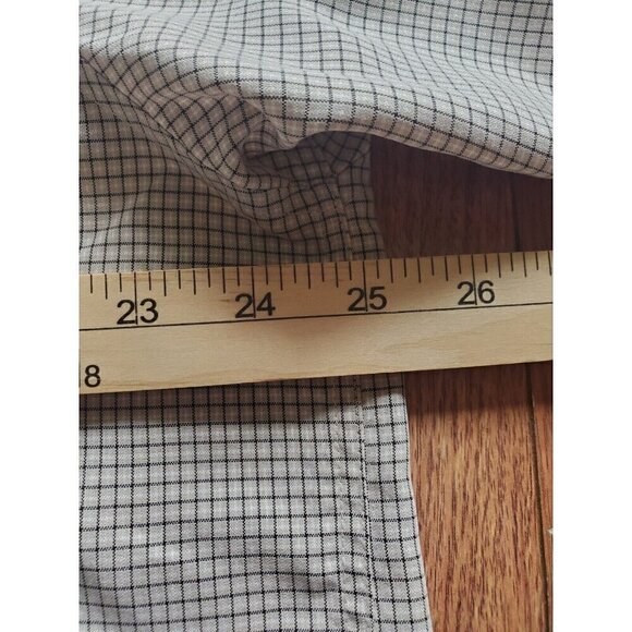 Brandini Le Collezioni button up long sleeve Mens Sz Large browns suede-like - Picture 7 of 11